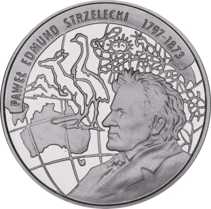 Moneta Kolekcjonerska 10 zł Edmund Strzelecki - Sklep Numizmatyczny